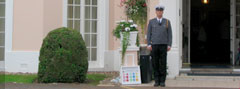 hotel security guard at Phylis Court Club